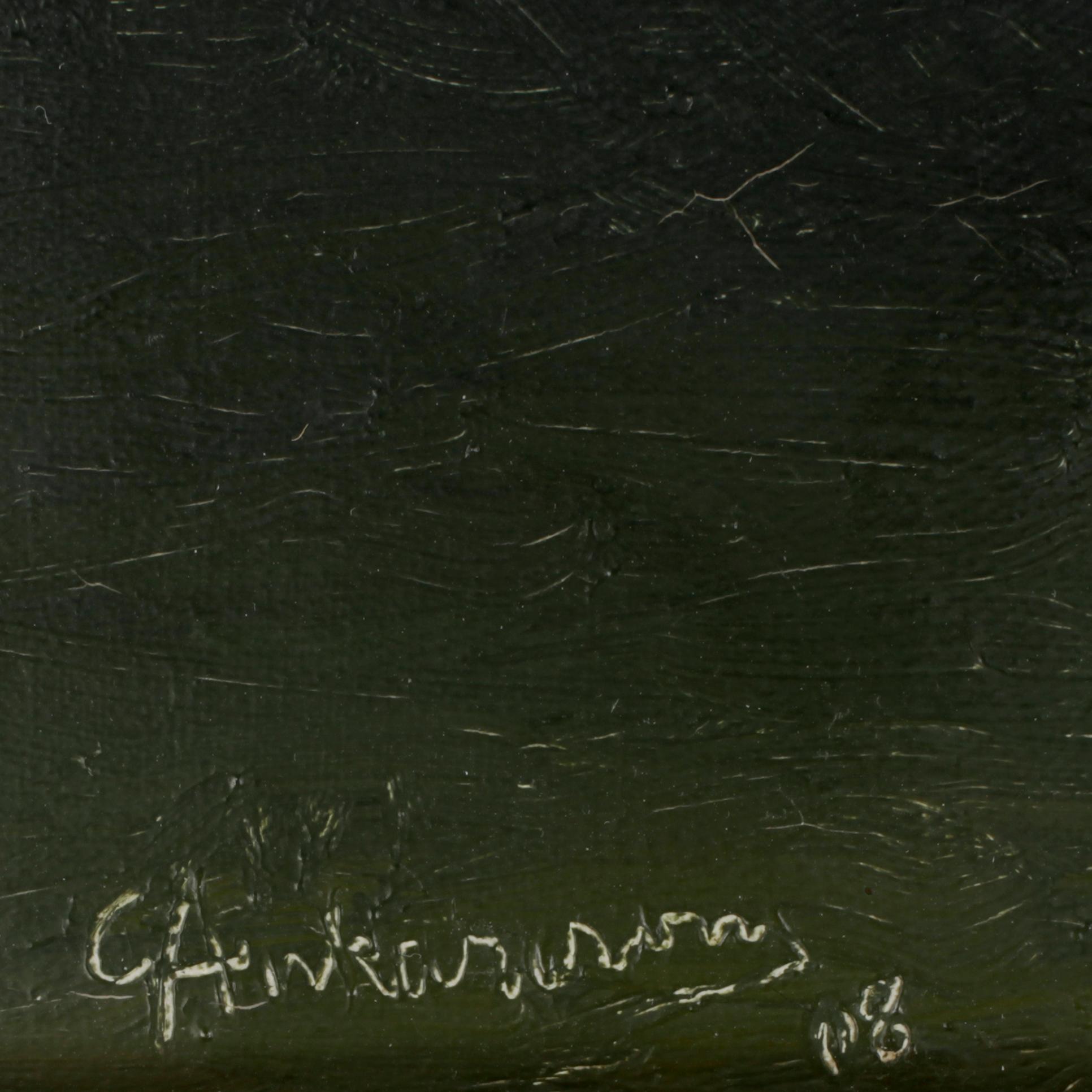 GUSTAF ANKARCRONA, olja på duk, sign o dat -08.