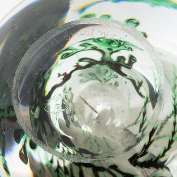 Edward Hald, vase, "Fish Grail", Orrefors, Sweden, 1944.