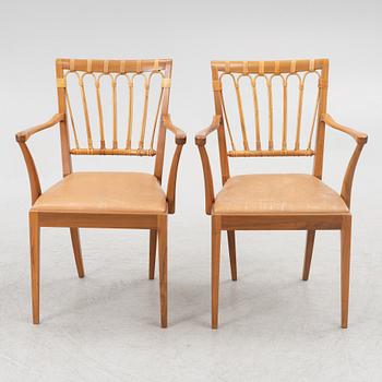 Josef Frank, karmstolar, ett par, modell 1165, Firma Svenskt Tenn.