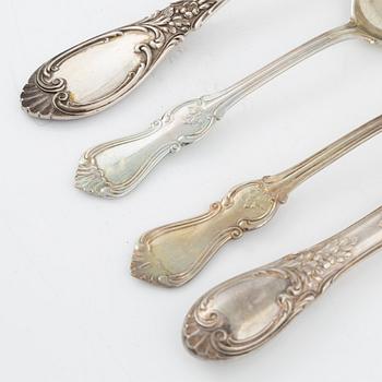 36 pieces of silver cutlery, Vienna, Austria, early 20th Century and GAB MEMA, Eskilstuna, 2007-08.