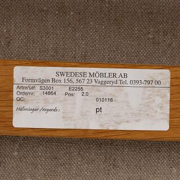 Yngve Ekström, a 'Lamino' armchair, Swedese, 2001.