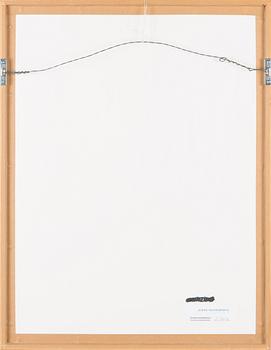 Kristian Krokfors, litografi, signerad och daterad-96. Märkt Tait.vedos IX/X.