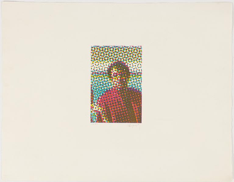 Alain Jacquet, "Portrait d'homme".