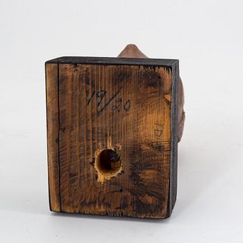 Torsten Renqvist, sculpture, bronze, signed TR, executed 1978.