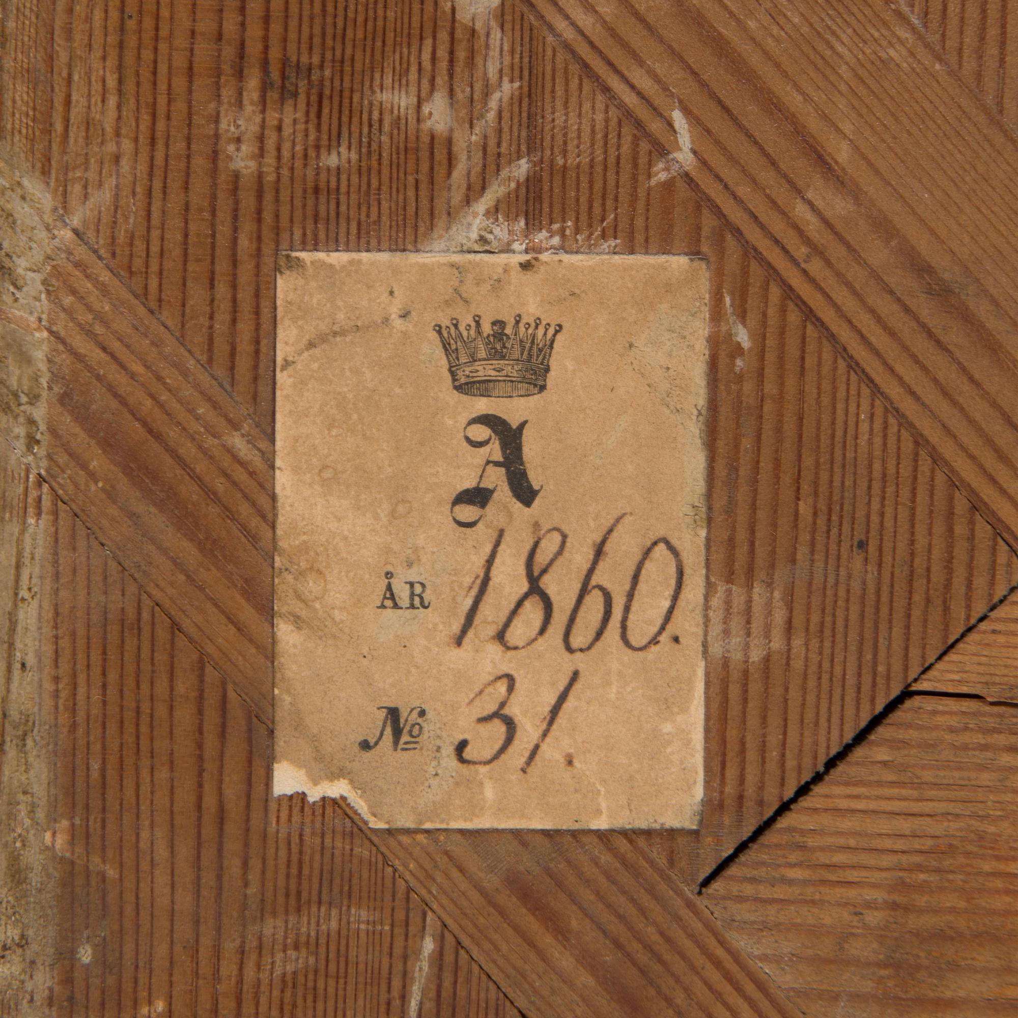 JOHAN CHRISTIAN BERGER, olja på duk, signerad JB och daterad 1842.