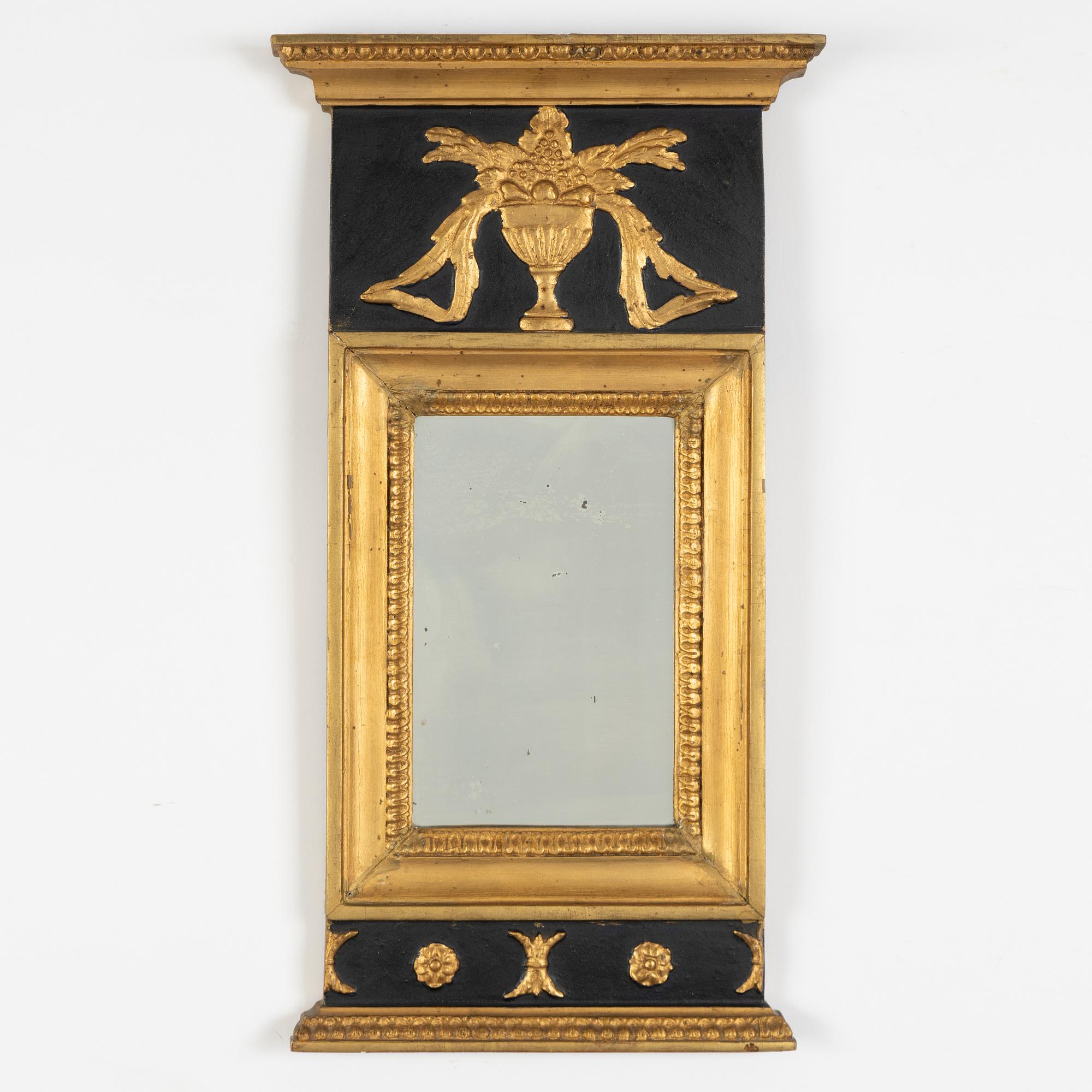 Speglar, två stycken, Empire, 1800-talets första hälft.