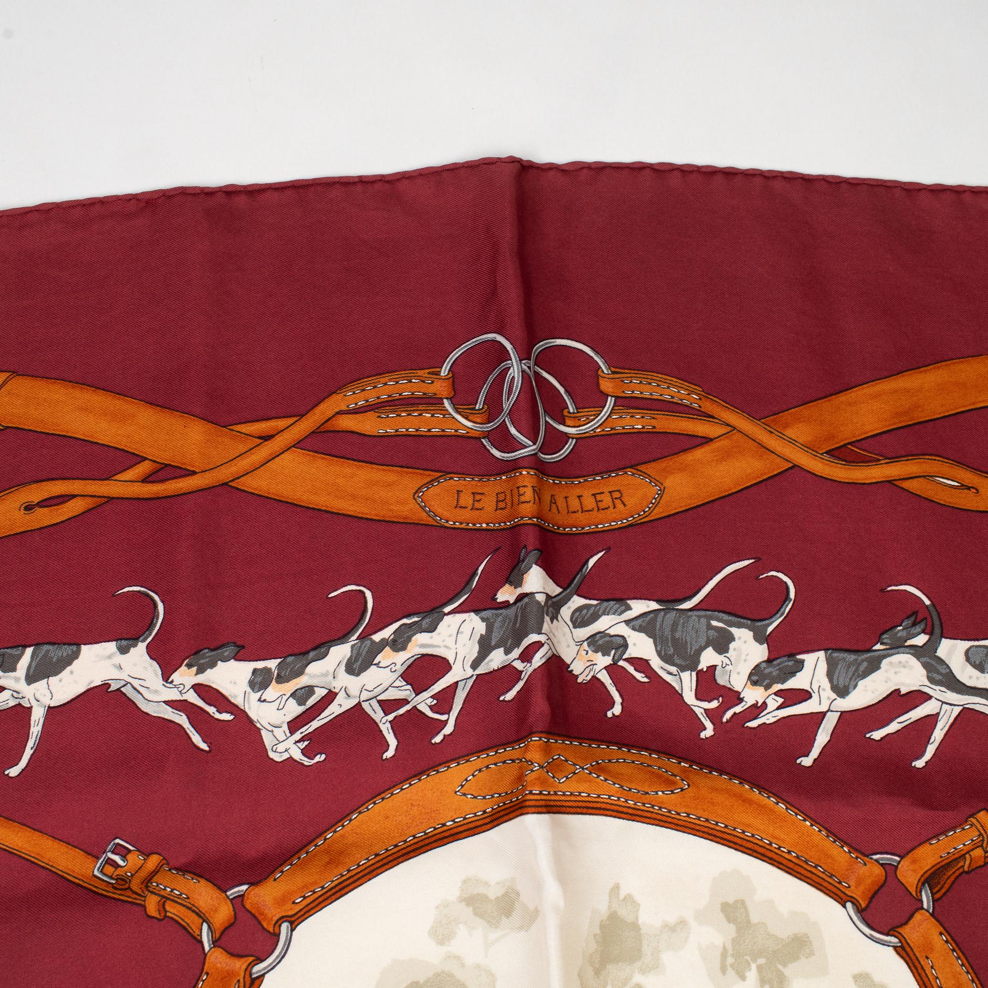 Hermès, scarf "Le bien aller".