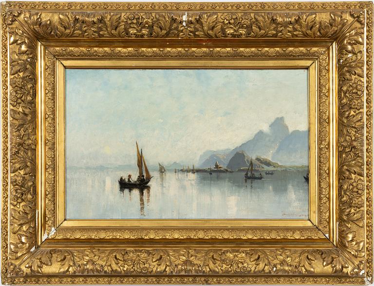 Frithjof Smith-Hald, Crossing the fjord to church.