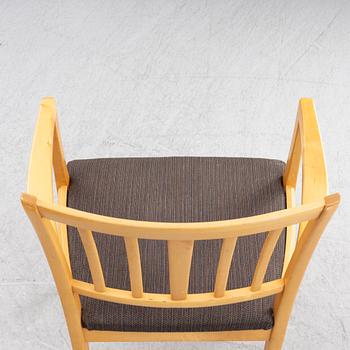 Carl Malmsten, a set of 3 "Talavid" armchairs, OH Sjögren, second half of the 20th century.