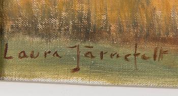 LAURA JÄRNEFELT, olja på duk, signerad.