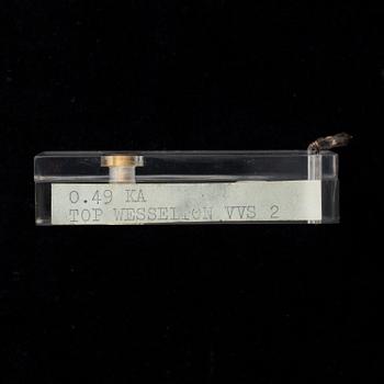 DIAMANT, briljantslipad 0,49 ct D-E (River) / VVS2.