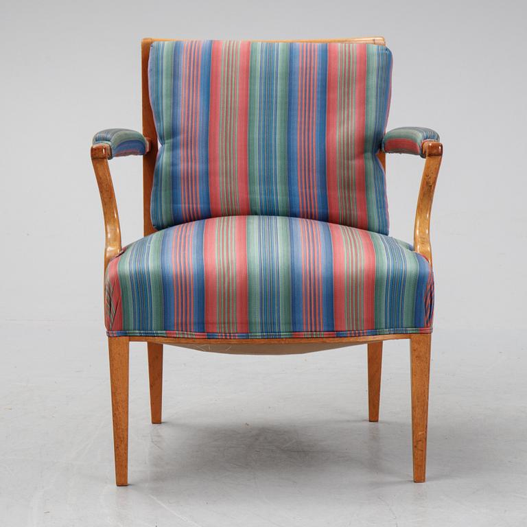 Josef Frank, a mahogany model 969 armchair from Svenskt Tenn.