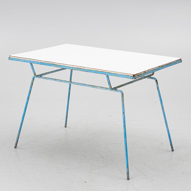 A set of garden furniture, model P-40 and P-50, Grythyttan, Sweden, late 1950's.