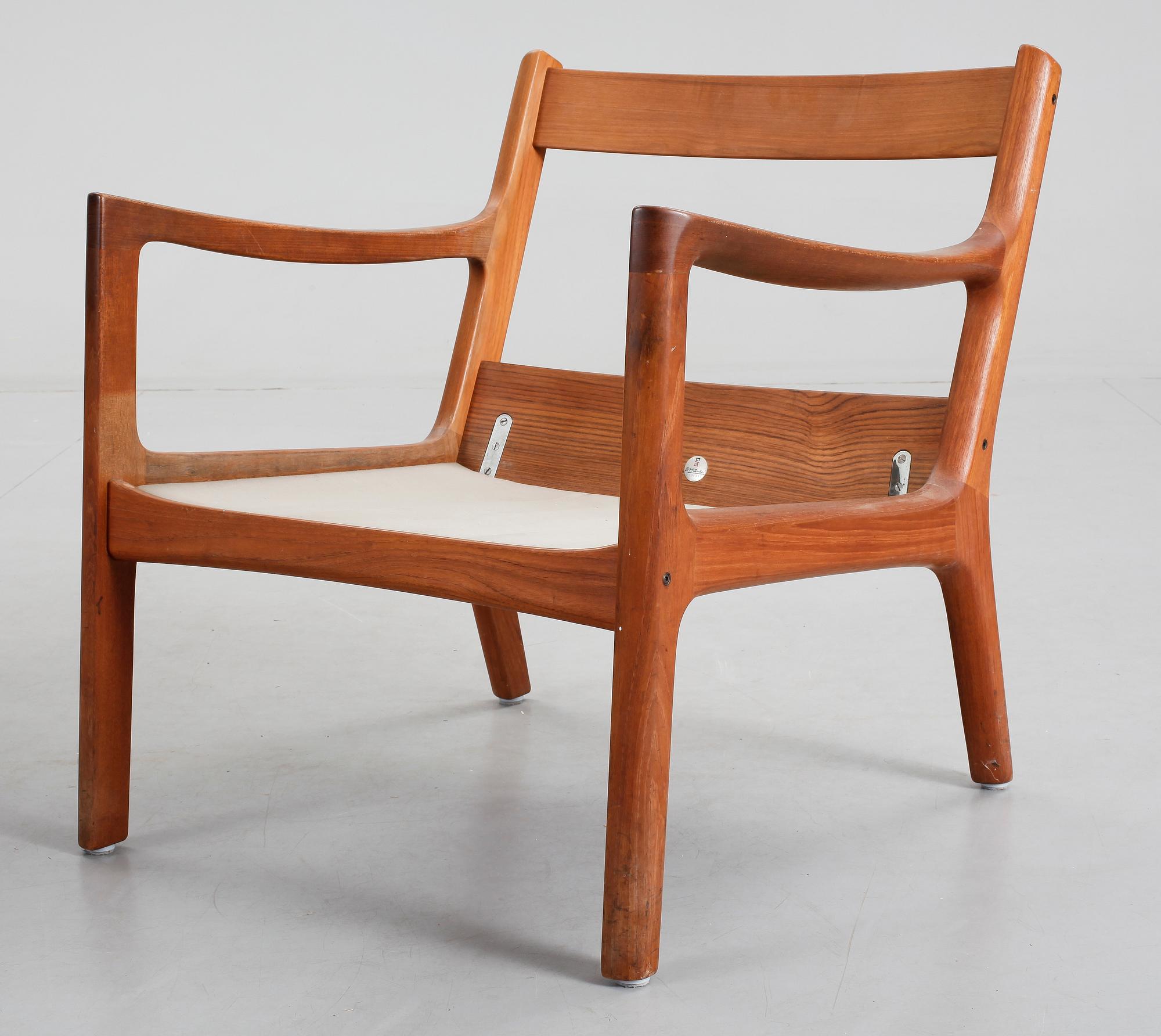 FÅTÖLJER, ett par, Ole Wanscher, France & Son, Danmark, 1950-60-tal.