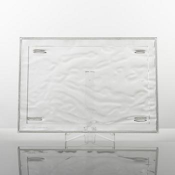 Bordslampor, 2 st, bricka samt väggklocka, Kartell, Italien.