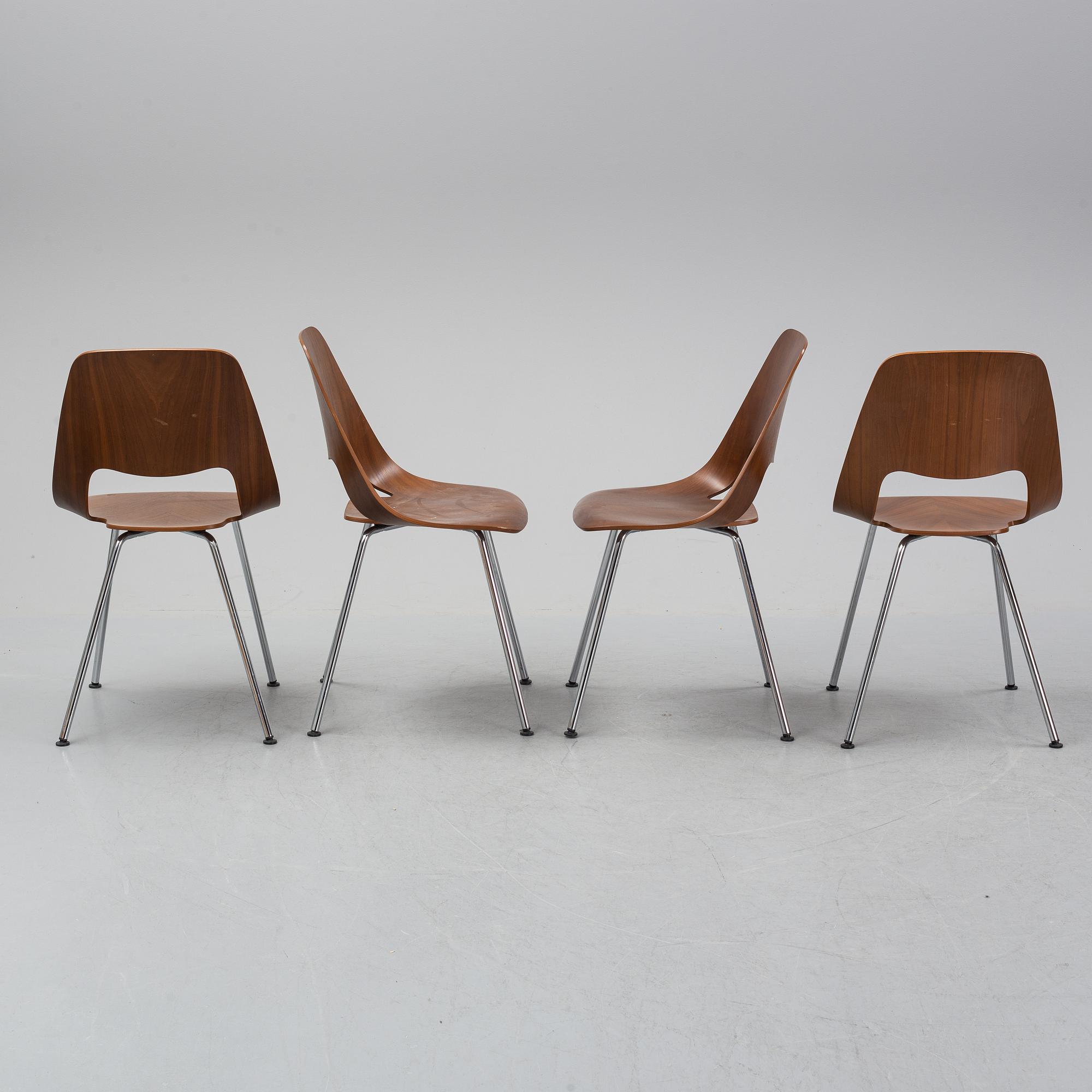 ALFREDO HÄBERLI, four 'Jill' chairs, Vitra, 2012.