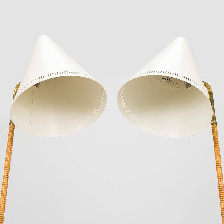 Paavo Tynell, a pair of mid-20th century K10-10 floor lamps for Taito Finland.