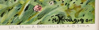 LITOGRAFISKT TRYCK, 1900-talets första hälft.