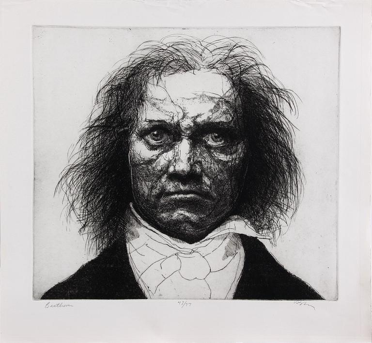 WELLS, CHARLES, etsningar, 4 st, sign och numr.