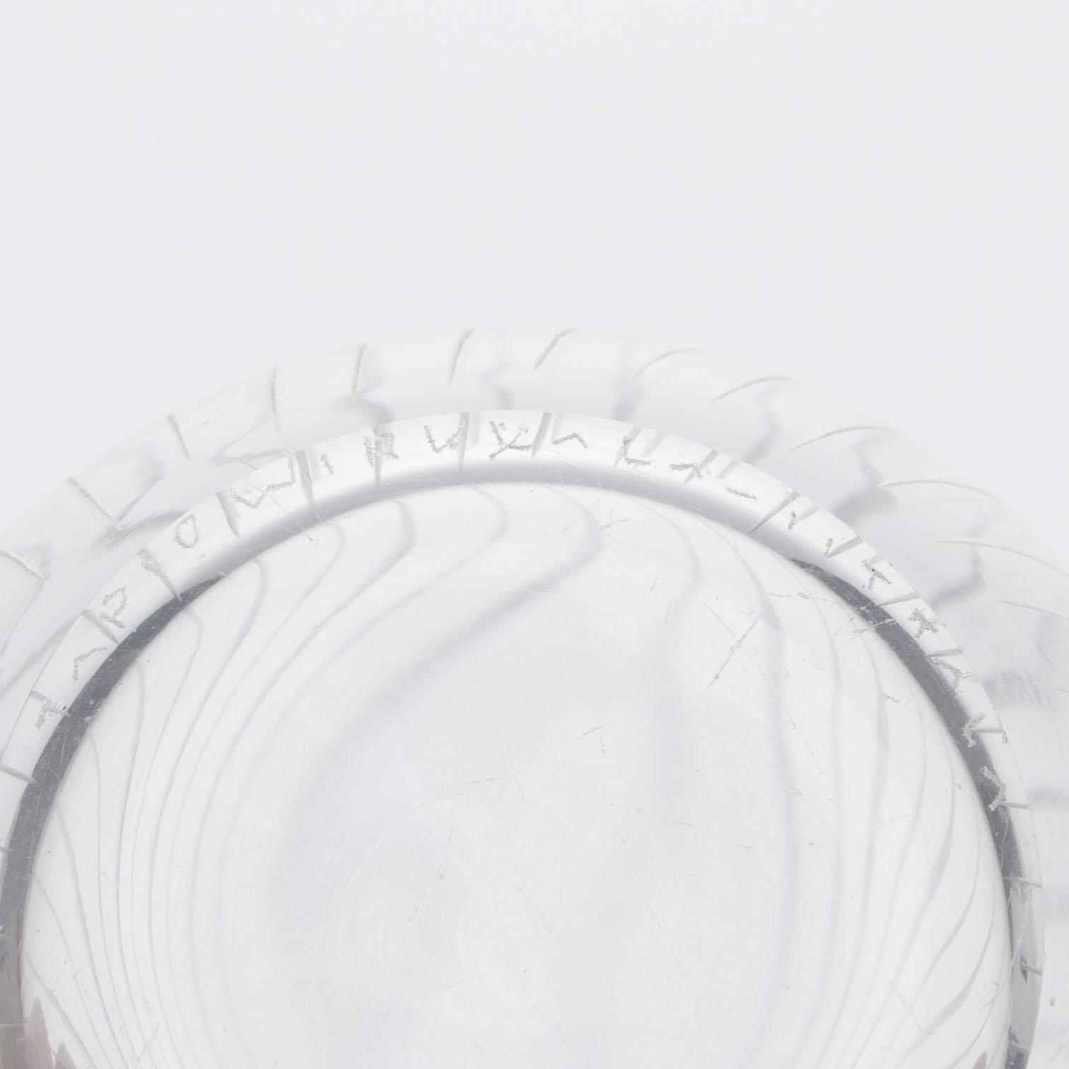 VASER, 2 st glas, signerade Tapio Wirkkala Iittala.