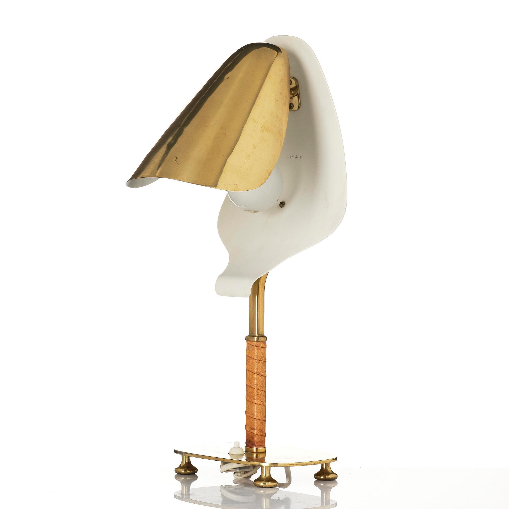 Harald Notini, a rare table lamp model "15582", Arvid Böhlmarks Lampfabrik, Stockholm, 1950s.