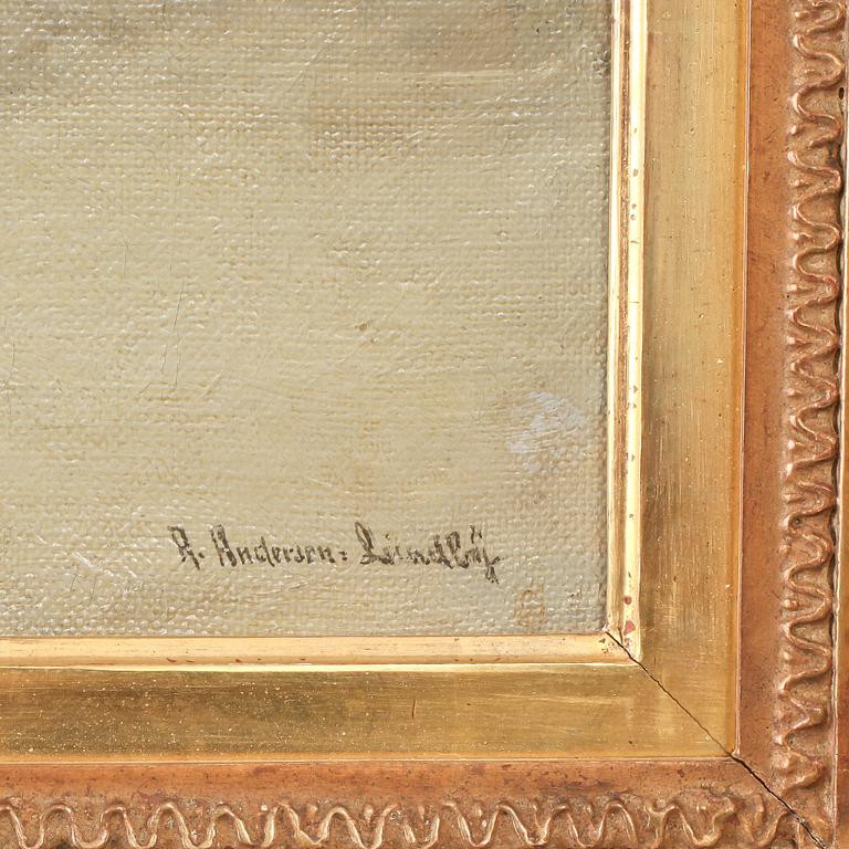 ANDERS ANDERSEN-LUNDBY, olja på duk, signerad.