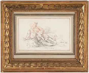 JACQUES ANDRÉ PORTAIL, Tillskriven. Kritteckning, ej signerad.