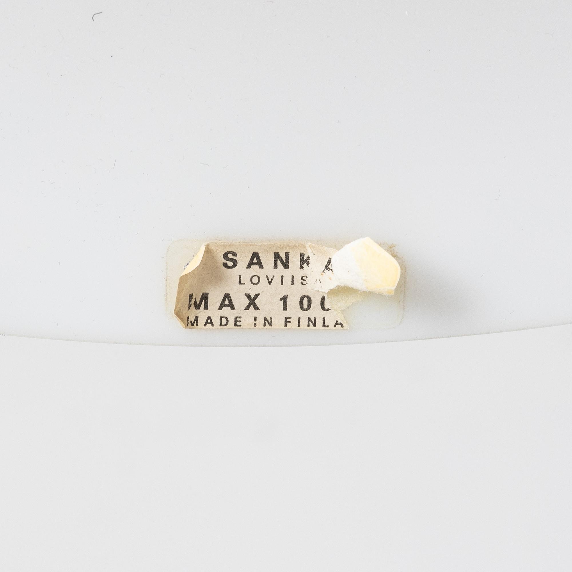 Yki Nummi, taklampa, "Lokki" / "Skyflyer", modell 64-445, Stockmann Orno, Finland.