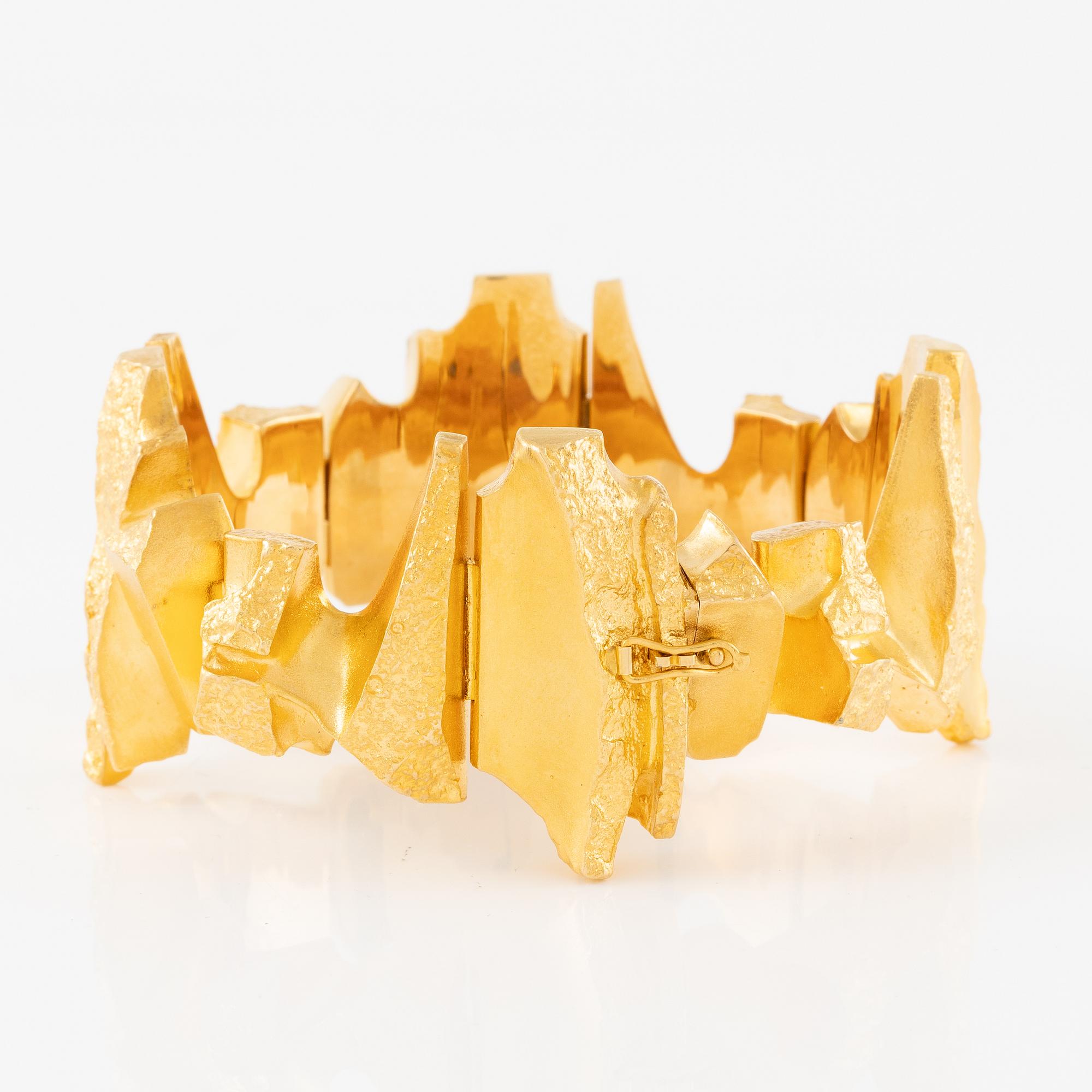 Björn Weckström bracelet 18K gold "Bear Tooth", for Lapponia.