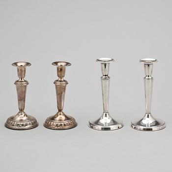 LJUSSTAKAR, 2+2, silver, GAB samt Ceson, 1964 respektive 1987.