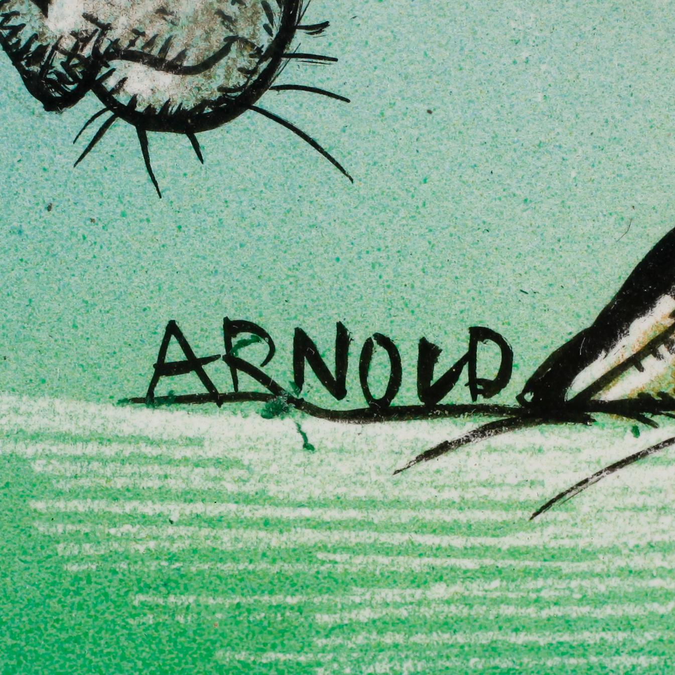 HANS ARNOLD, blandteknik, signerad.