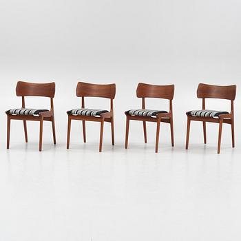 Stolar, 4 st, Danmark, 1900-talets mitt.