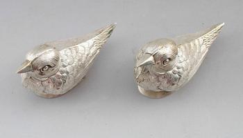 DOSOR, 1 pr, silver, Topazio, Portugal, 1900-talets andra hälft. Vikt ca 52 g.