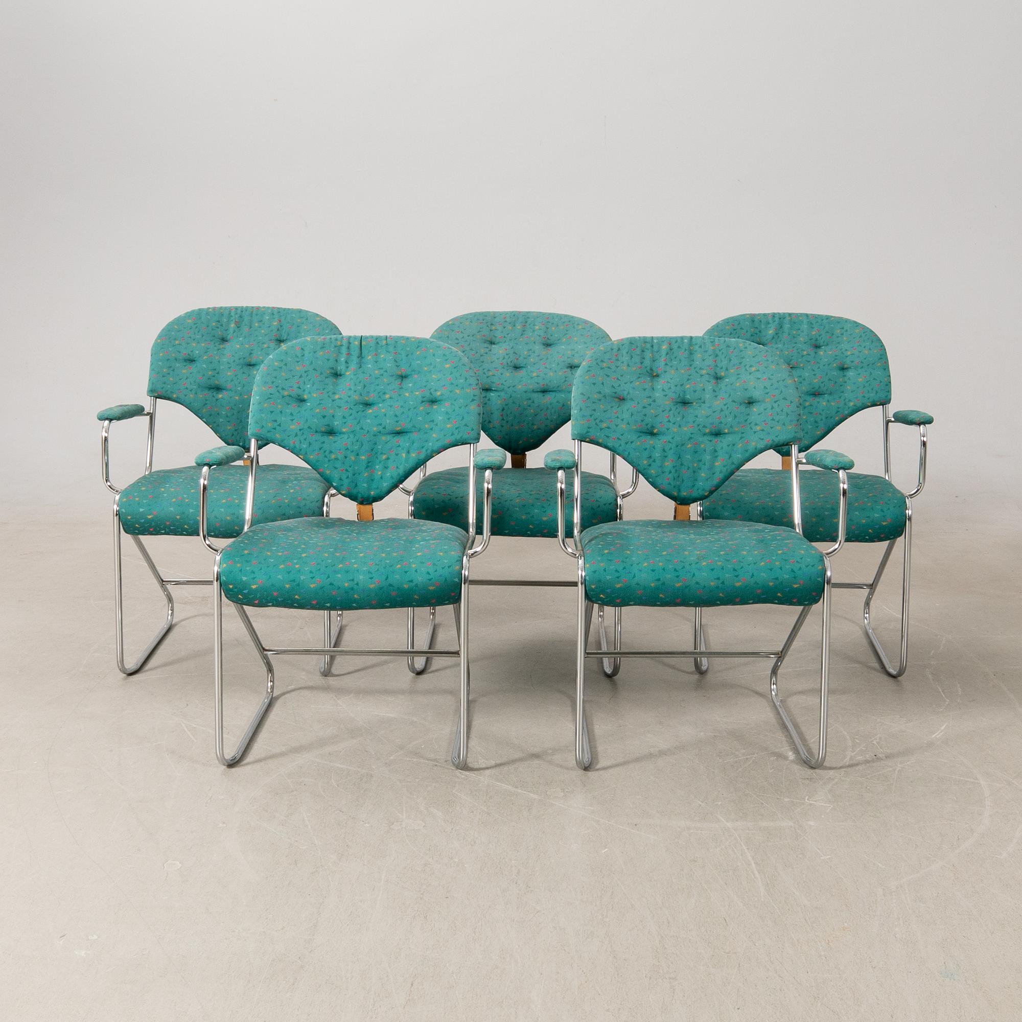 Sam Larsson, karmstolar 5 st "Sam" för DUX sent 1900-tal.