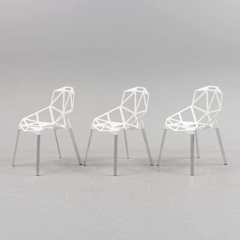 KONSTANTIN GRCIC, stolar, tre st,  "Chair One", Magis, Italien, 2000-tal.