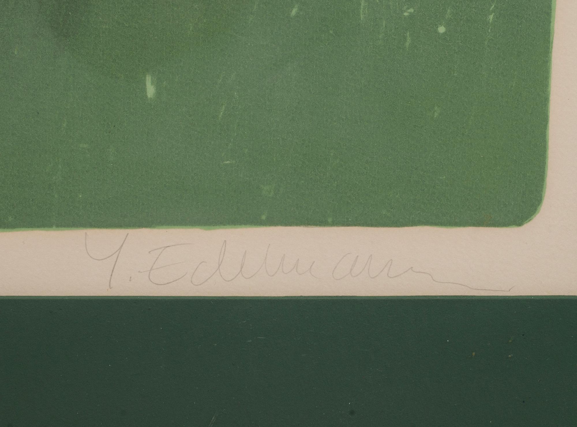 YRJÖ EDELMANN, färglitografi, signerad 61/150.