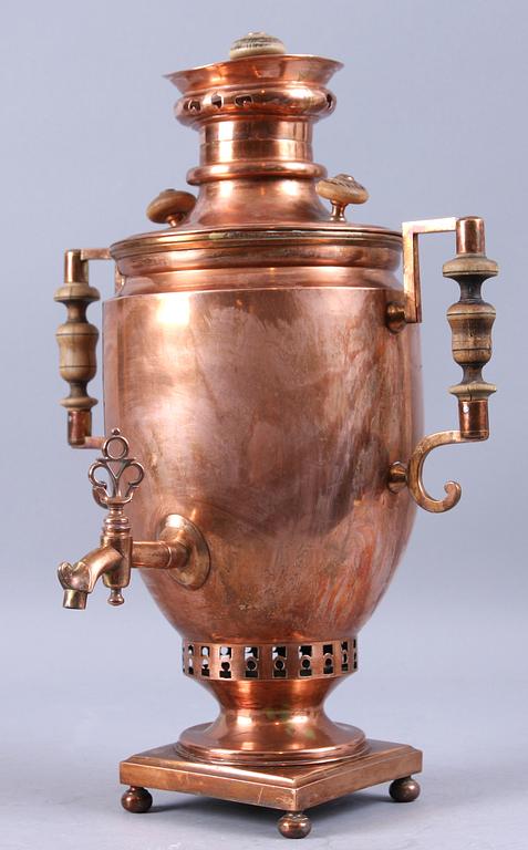 SAMOVAR, koppar, troligen Ryssland.