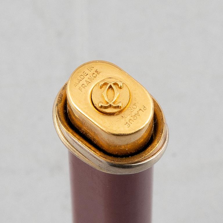 Must de Cartier, pen and lighter, "Trinity".