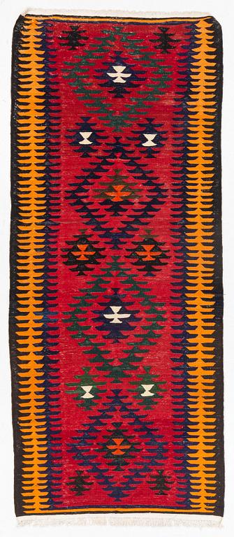 Carpet, Northwest Persian kilim, 308 x 129 cm.