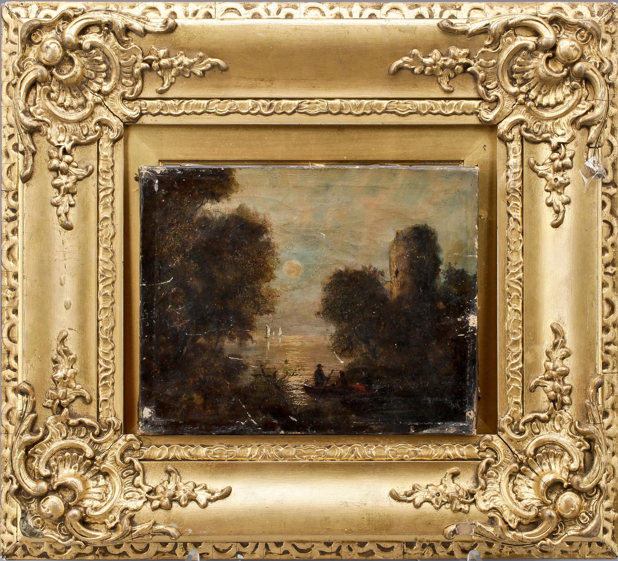 P.K. Nasmyth, efter, olja på duk. Sign o dat 1824.