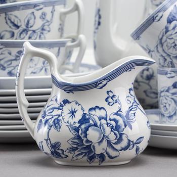 A SET OF 46 PIECES "CLIFTON" DINNER SERVICE BY SPODE FOR LAURA ASHLEY.