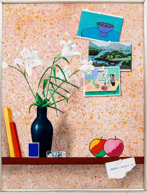 Anders Carlsson, oil on canvas signed and dated 81.