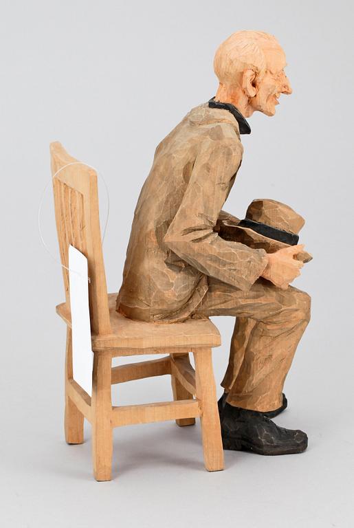 EMIL G. JANEL, skulptur, sign, 1900-tal.