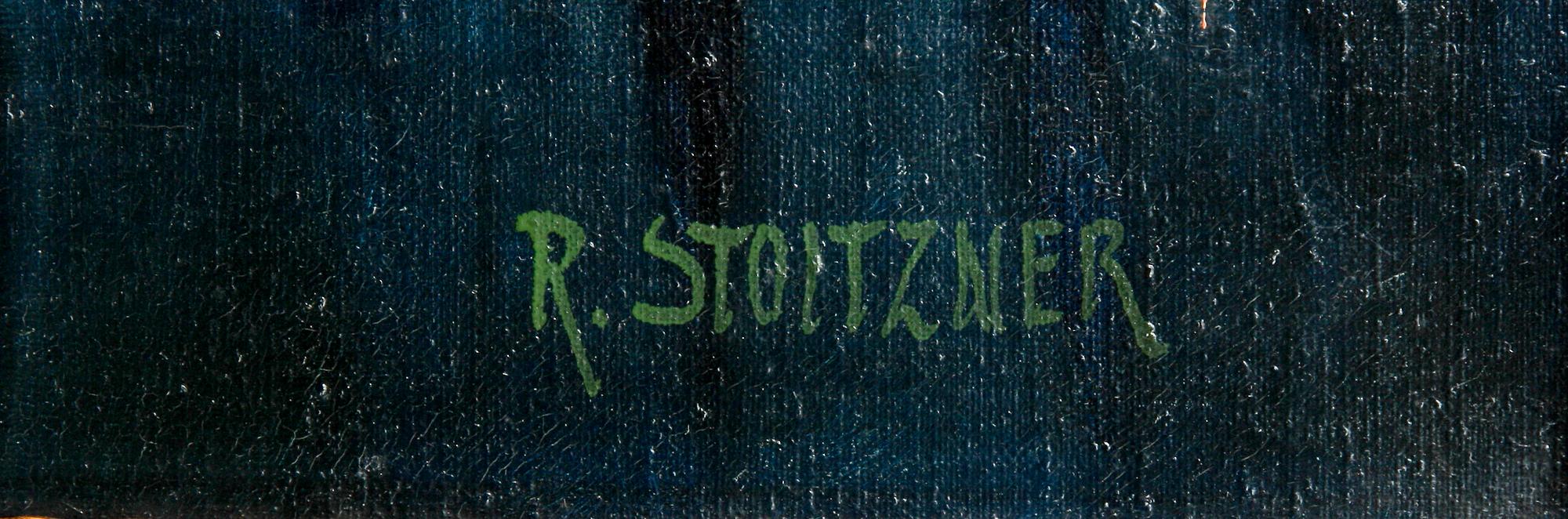 RUDOLF STOITZNER, olja på duk, sign (dubbelt).
