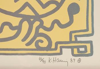 Keith Haring, "Chocolate Buddha 4".