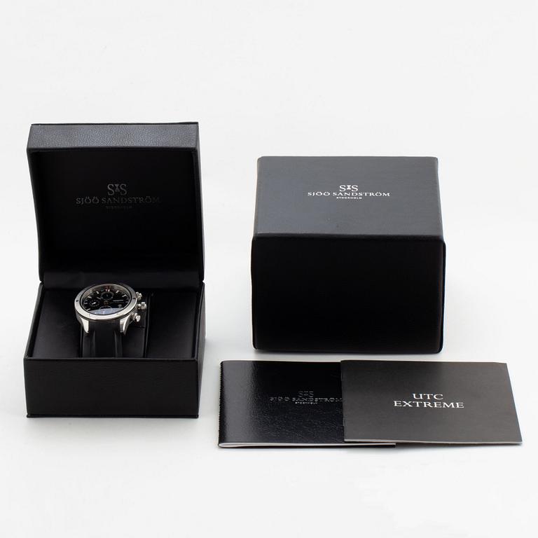 Sjöö Sandström, UTC Extreme, wristwatch, chronograph, 44 mm.