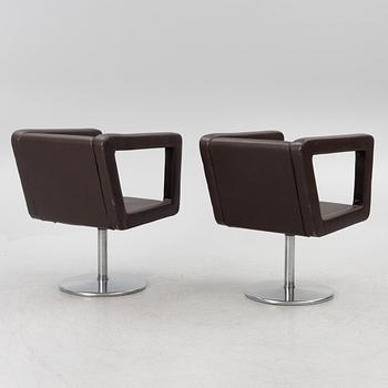 A pair of Armchairs, Johanson Design, contemporary.