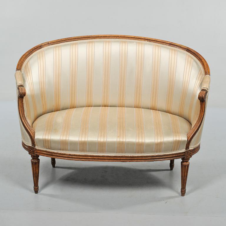 SOFFA, s.k Marquise, Louis XVI stil, 1800-tal.