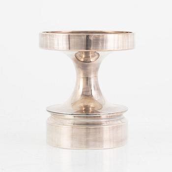 Eric Löfman, a silver candle holder, MGAB, Uppsala, Sweden, 1974.