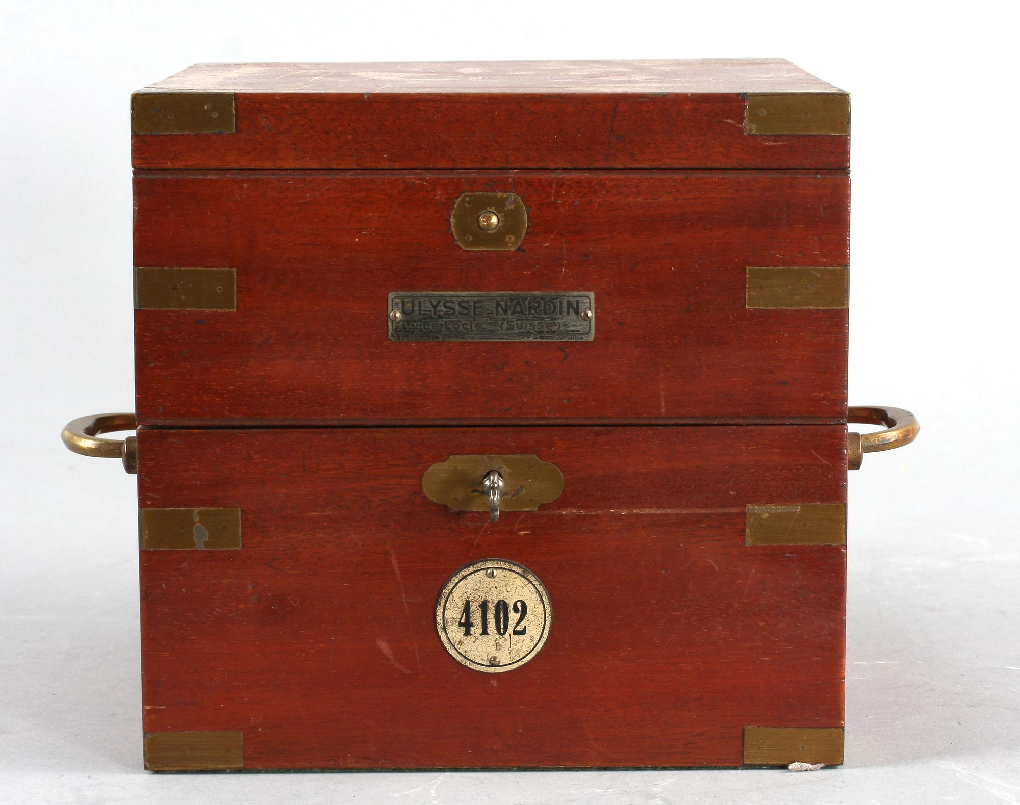 SKEPPSKRONOMETER. Ulysse Nardin, Nr 4102.